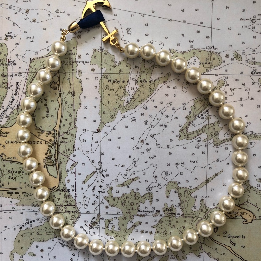 KielJamesPatrick ⚓️Valerie Pearl Anchor Necklace